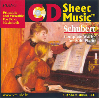 Franz Schubert Complete Piano Works - CD Sheet Music